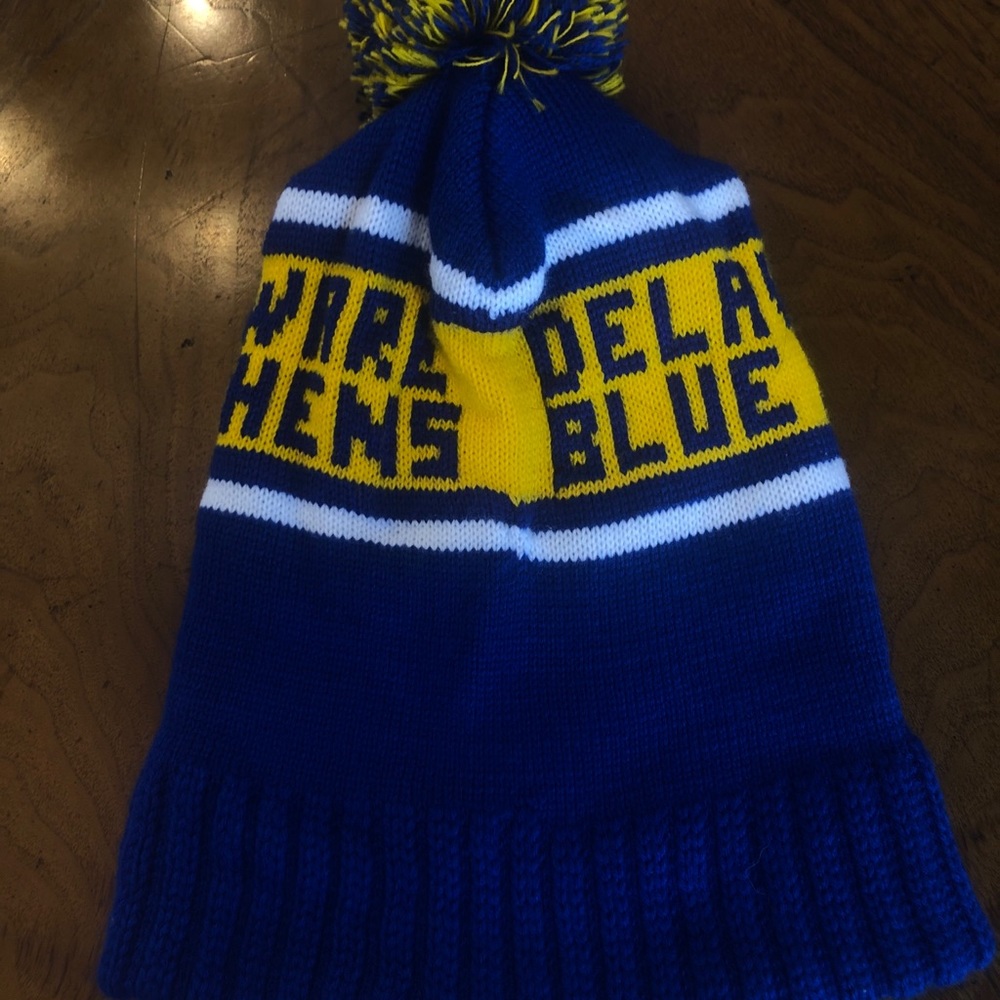2 University of Delaware hats
